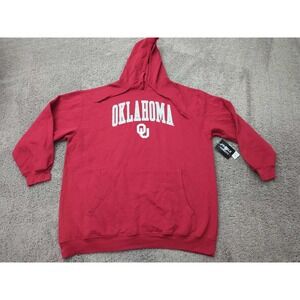 Oklahoma Sooners Hoodie Mens 3XLT TALL OU‎ Sweatshirt NCAA Profile Varsity Red